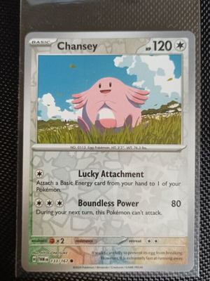 Chansey TWM 133/167 Pokemon Card new