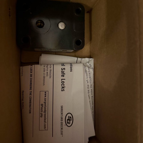 Sargent & Greenleaf safe lock new with combination