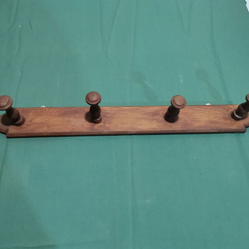 Wooden cafe coat rack used, vintage 1950