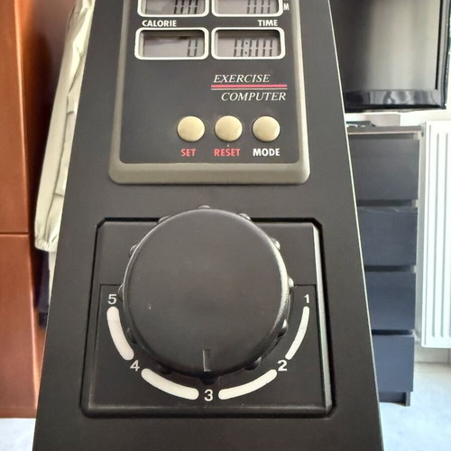 X-FIT rowing machine used with magnetic resistance and LCD display