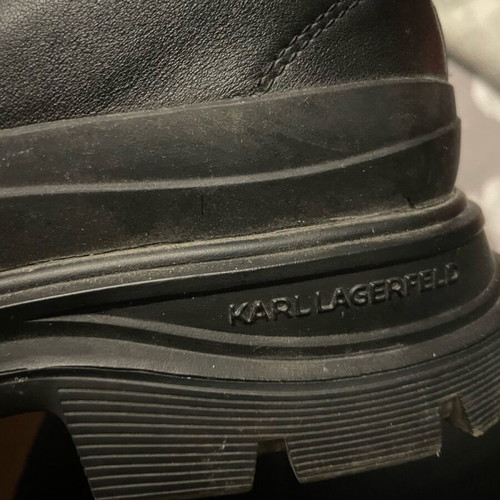 Karl Lagerfeld chunky sneakers like new, black, size 43