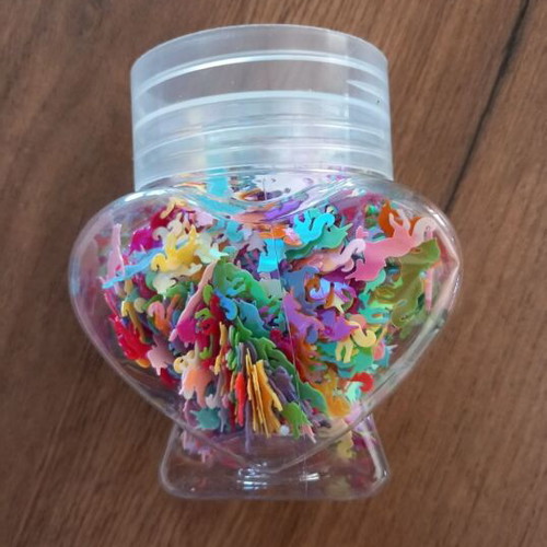Confetti new in various designs for decoration