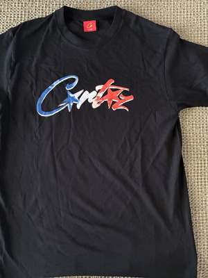 Corteiz France Allstarz Tee like new, size large, black and red