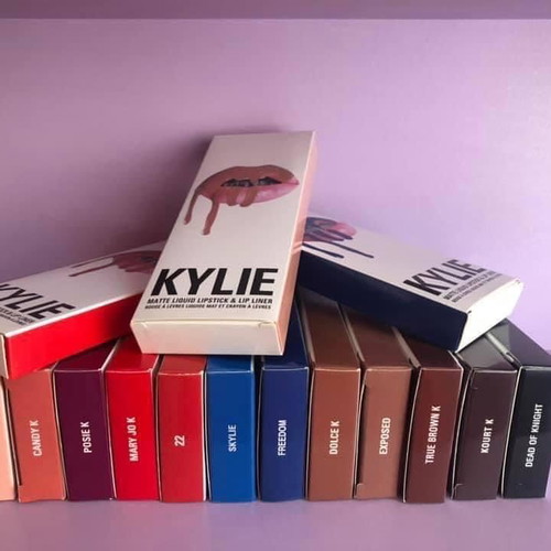 Lipstick and pencil set new with matte effect in 12 colors