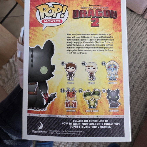 Toothless Funko Pop vinyl figure like new