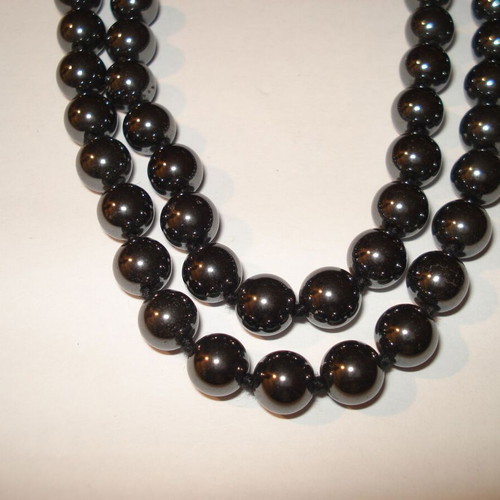 Hematite necklace used