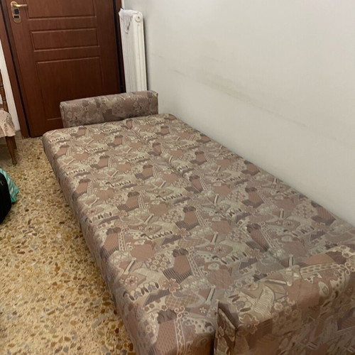 Sofa bed used with storage space