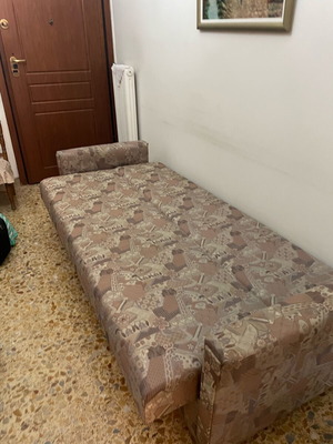 Sofa bed used with storage space
