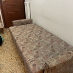 Sofa bed used with storage space