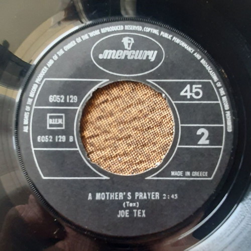 Joe Tex I Gotcha / A Mother's Prayer 7" single used, R&B / Soul