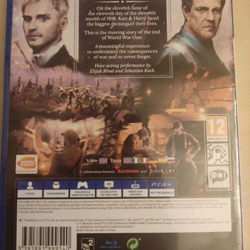 11-11 Memories Retold PS4 game used, action adventure