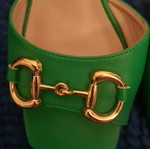 Green sandals used, size 41