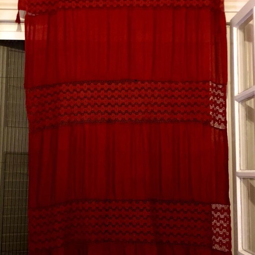 Multifunctional kaftani beach towel pareo viscose like new, burgundy