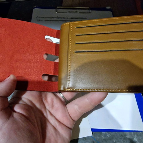 Baellerry genuine leather wallet used