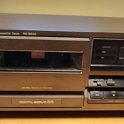 Technics RS-B555 Cassette Deck Direct Drive, full service
