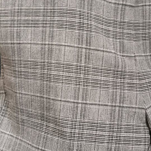 Zara checked black and white mid-length pants size XS like new