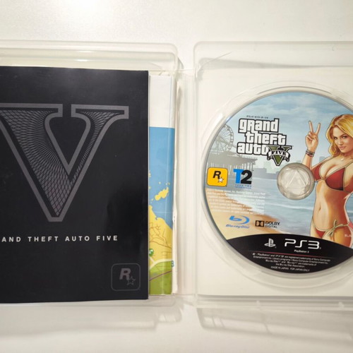 Grand Theft Auto V Japan PS3 game like new, NTSC-J edition