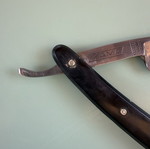 KAMA vintage straight razor with original case