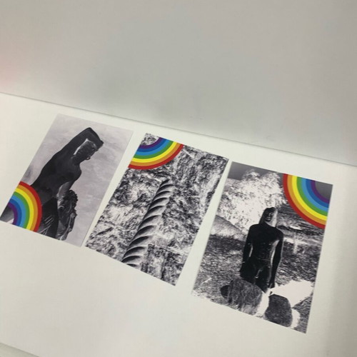 Rainbow Box collectible unique box with 23 signed photos of ancient Greece like new