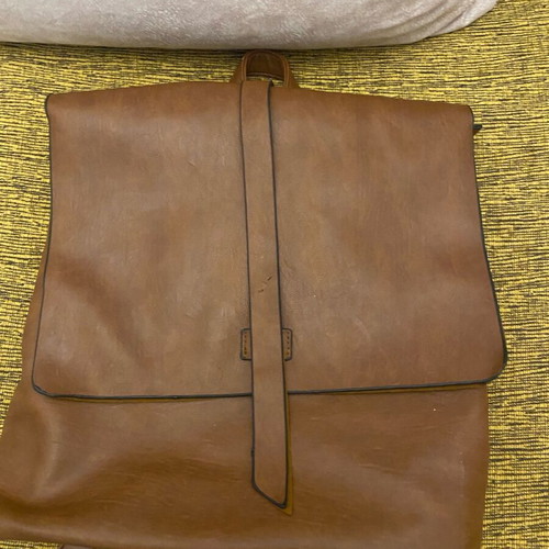 Leather backpack brown like new