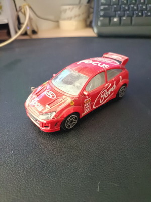 Bburago Ford Focus Rally 1:43 μεταχειρισμένο μεταλλικό αυτοκίνητο
