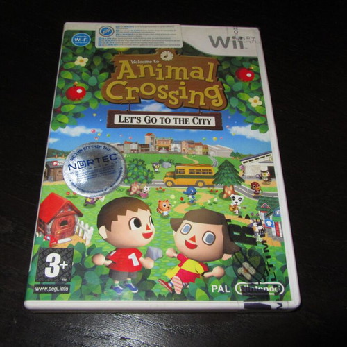 Animal Crossing Lets Go To The City Nintendo Wii new sealed