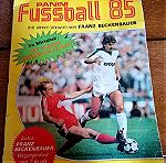  Άλμπουμ ποδόσφαιρο 1985 της panini στην γερμανική έκδοση φουλ συμπληρωμένο