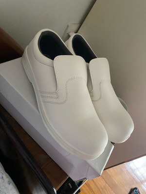 Crivit Work Shoes new, size 44-45, white with steel toe