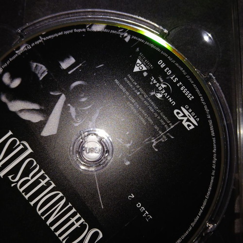 Schindler's List DVD box used, English Italian subtitles