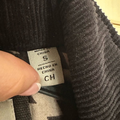 Levi's men's jacket used, small oversized, black, warm lining