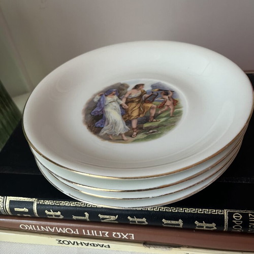 Richard Ginori vintage porcelain fruit bowls set of 4 used