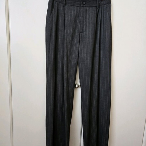Peace and chaos pants new, striped, grey, size medium/large