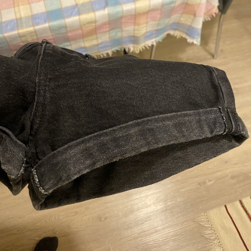 Bershka high waisted black shorts