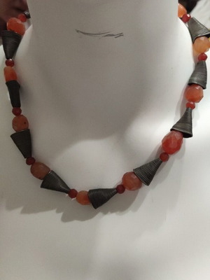 Handmade vintage necklace used