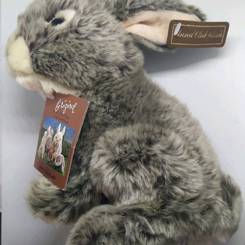 Anna Club Plush Grey Shades Stuffed Bunny New