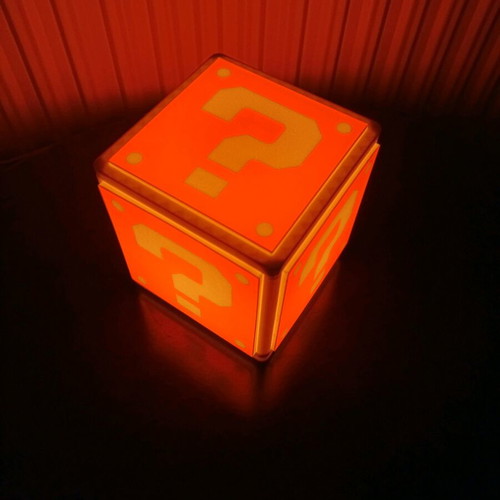 Super Mario Question Block Lamp like new
