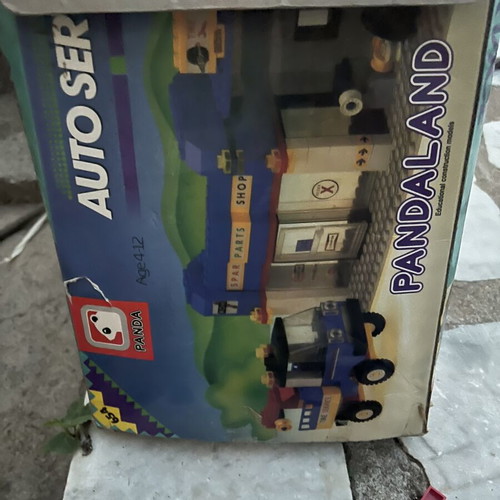 Pandaland 654 Auto Service vintage toy set, Panda Toys
