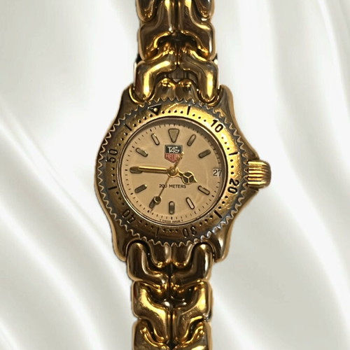 Vintage women's TAG Heuer Limited Edition watch used, gold tone