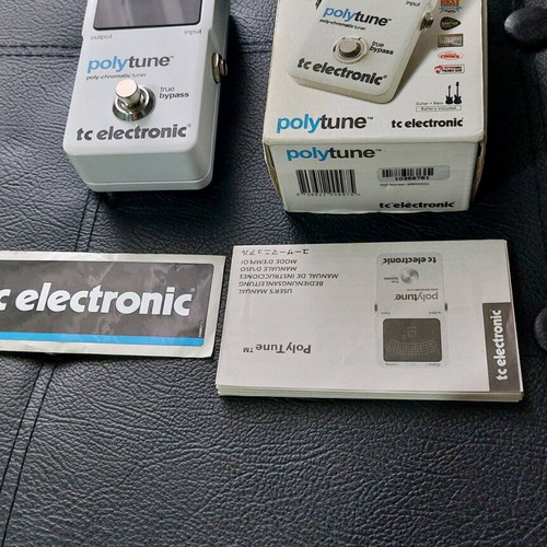 TC Electronic Polytune classic guitar bass tuner like new