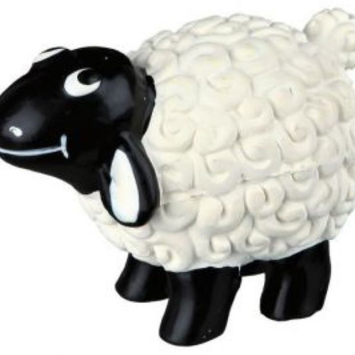 Trixie dog toy lamb with sound latex 9cm new