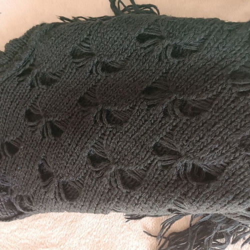 Poncho French Connection like new, black, one size