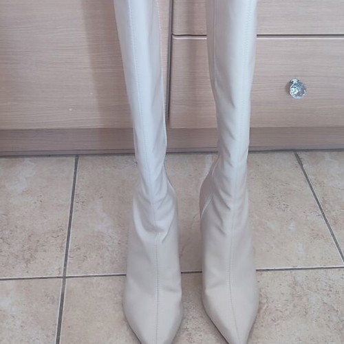 Zara tall boots beige, size 40, like new