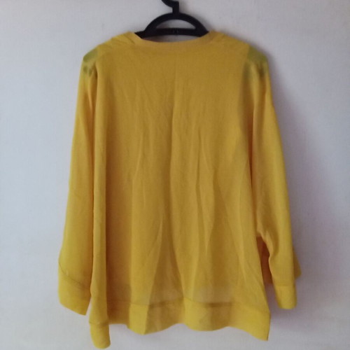 Zara spring blouse like new, yellow, size S