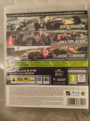 Formula 1 2013 PS3 game