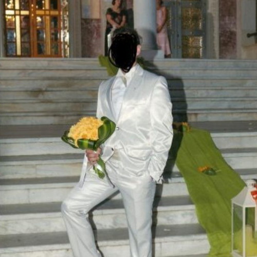 Bruno Valenti groom suit size M used with accessories