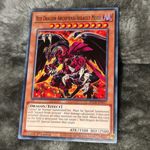 Red Dragon Archfiend/Assault Mode Yu-Gi-Oh card new