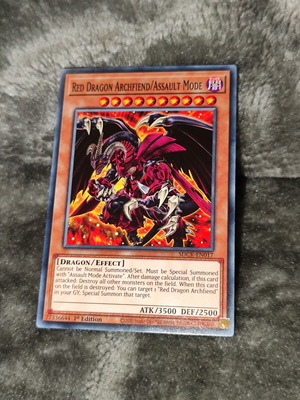 Red Dragon Archfiend/Assault Mode Yu-Gi-Oh card new