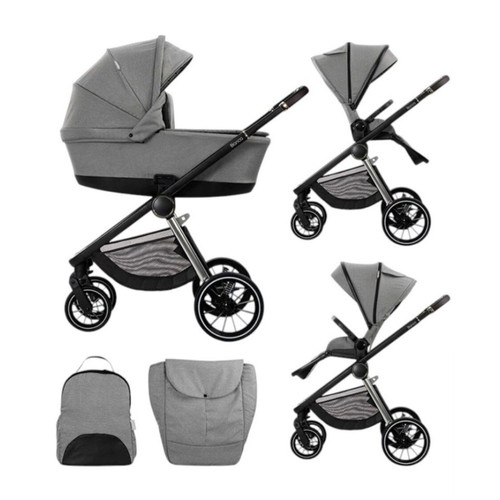 Lorelli Premium Bianca 2-in-1 Baby Stroller like new, black