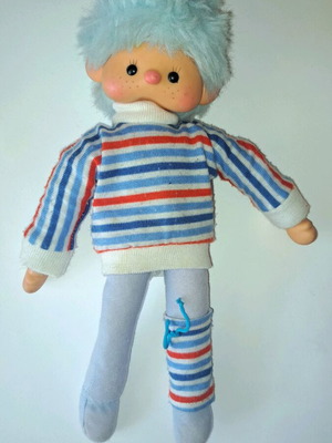 Fasouletos El Greco doll like new, 28 cm height, missing one sock