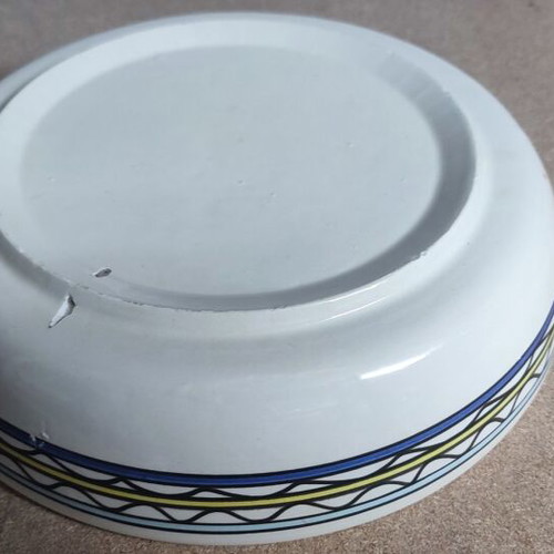Handmade ceramic bowl Holy Land like new, Armenian art
